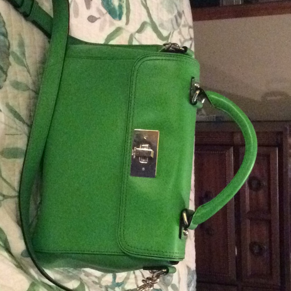 Kate Spade green leather purse